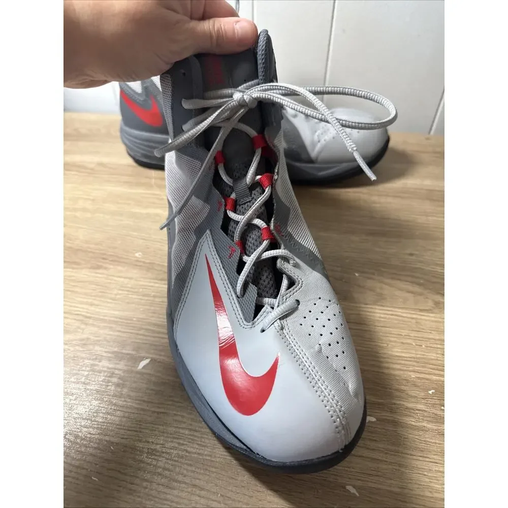 Nike Air Max Stutter Step 2 Mens Basketball Shoes Grey Red 653455-005 Size 11 D3